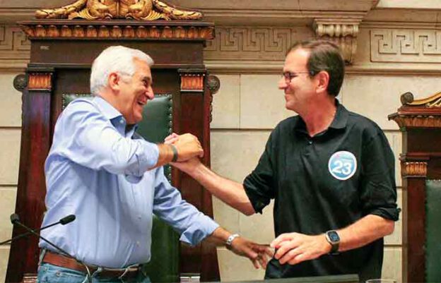 Comte Bittencourt e Eduardo Paes