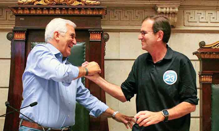 Comte Bittencourt e Eduardo Paes