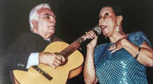Guilherme Eurico e a cantora Ellen de Lima