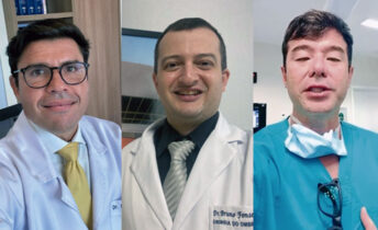 Time de peso: Márcio Schiefer, Bruno Tebaldi e Fernando Sassaki operaram o meia Arrascaeta