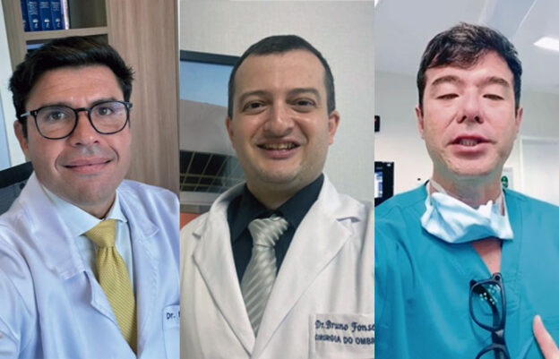 Time de peso: Márcio Schiefer, Bruno Tebaldi e Fernando Sassaki operaram o meia Arrascaeta