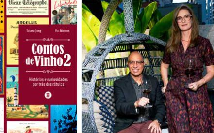 Taiana Jung e Rui Marcos lançam Contos de Vinho 2, Niterói