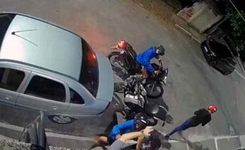 Câmera flagra assalto em São Gonçalo