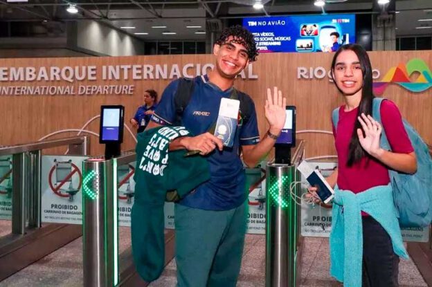 Estudantes Bernardo Marinho de Lima e Yasmim da Silva Meira, Niterói