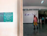Comunicado na porta do HUAP, Niterói