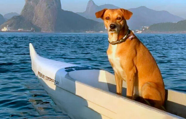 Dido na canoa polinésia do Boa Viagem Va'a, Niterói