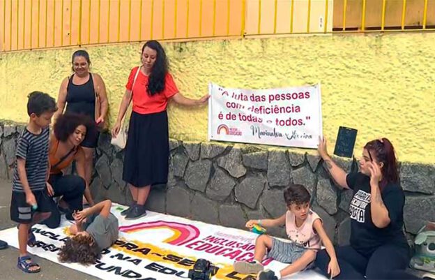 Protesto na Escola Municipal Julia Cortines, Niterói