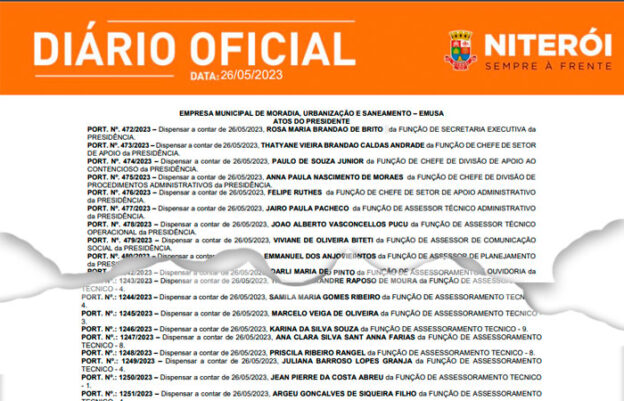 Exonerações na Emusa, Niterói