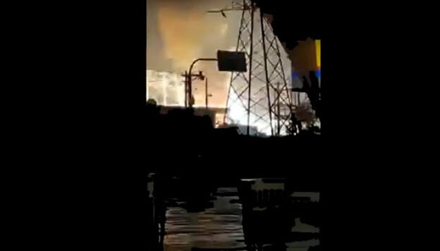 Explosão de subestação da Enel, em São Gonçalo