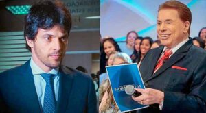 Fábio Faria e Silvio Santos