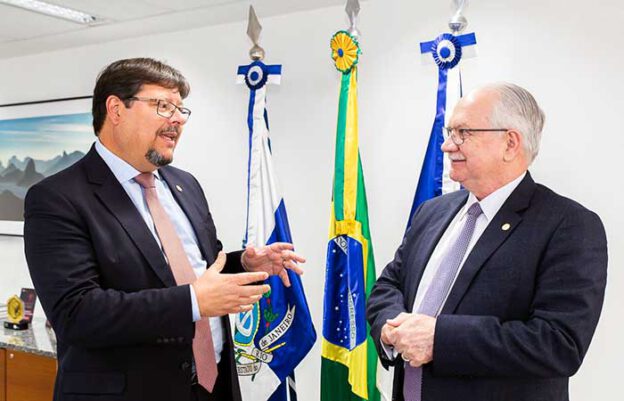Luciano Mattos e Edson Fachin, Divulgação/MPRJ