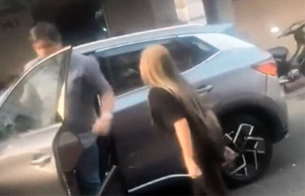 Flagrante na porta do motel, Niterói