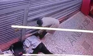 Loja arrombada no Centro Niterói