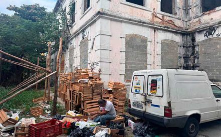 Palacete abandonado no Centro de Niterói