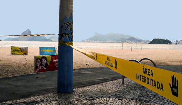 praia interditada