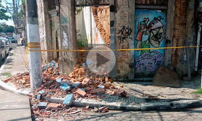 prédio desaba em Niterói