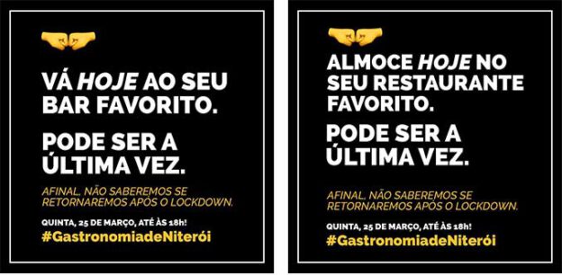 protesto gastronomia