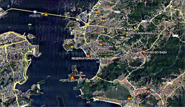 queima de fogos, réveillon, Niterói