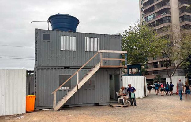 Administração Regional do Ingá instalada em containers, Niterói