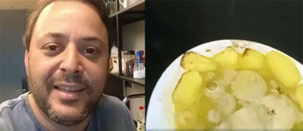 rodrigo come bacalhau em Portugal