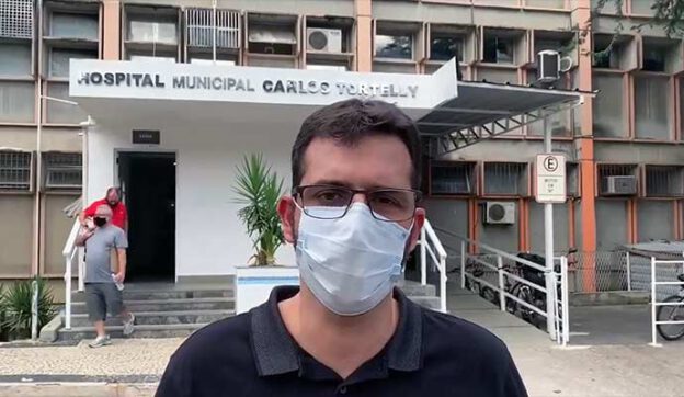 Secretário de Saúde Rodrigo de Oliveira