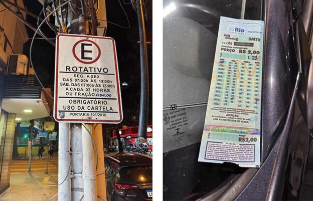 Estacionamentos rotativos em Niterói e no Rio