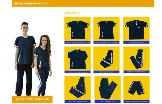 Catálogo de uniformes