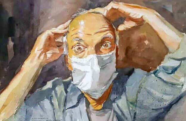 claurio valerio - auto retrato